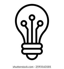 Innovation Vector Line Icon Design