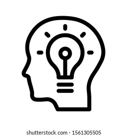 innovation vector thin line icon 
