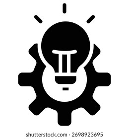 Icono del Web de la innovación en estilo audaz