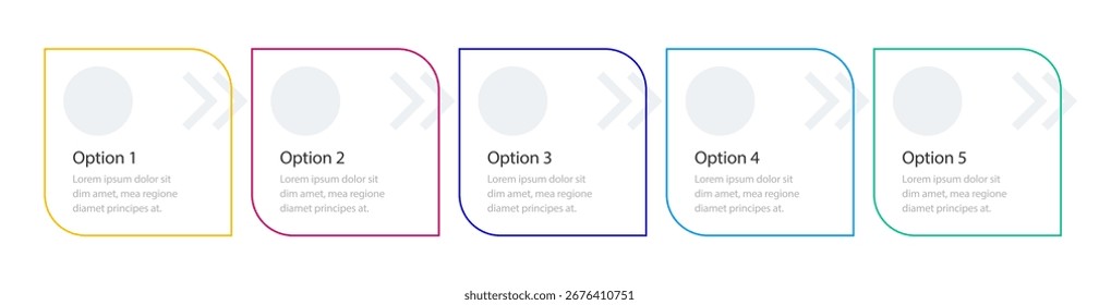 Innovations in education square infographic template. Learning strategy. Data visualization with 5 steps. Empty process vector design. Editable blank options info graphics