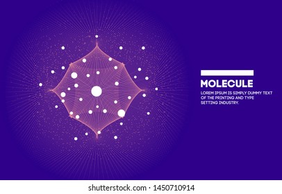 Innovations molecular systems intuitive thinking and development technologies in automatics cyborg systems and chemical industry. Future technologies geometry style.