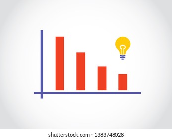 Innovations Patent Idea Product Lighting Decrease Graph Bar