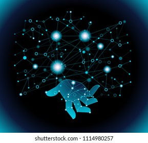 Sistemas de innovación que conectan dispositivos. Futuras tecnologías en sistemas de ciborg automáticos y la industria de computadoras a partir de desarrollos de internet. 