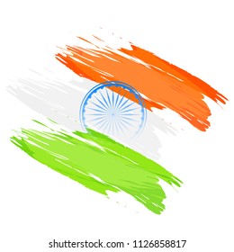 Innovative abstarct or poster for 15th of August or Independence Day of India with nice and creative design illustration.