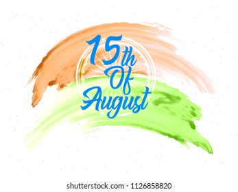 Innovative abstarct or poster for 15th of August or Independence Day of India with nice and creative design illustration.