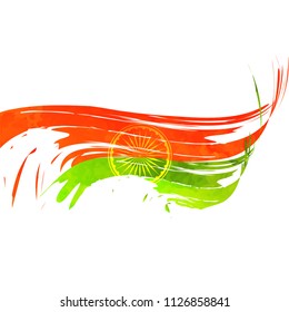 Innovative abstarct or poster for 15th of August or Independence Day of India with nice and creative design illustration.