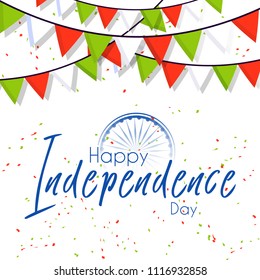 innovative abstract, banner or poster for 15th of August, Independence Day of INDIA, with nice and creative design illustration.