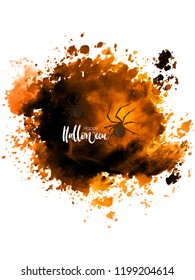 innovative abstract, banner or poster for Halloween with creative and creepy design illustration 