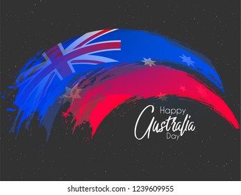 Innovative abstract, banner or poster for Happy Australia Day with nice and creative design illustration, Australia Day, 26th of January.