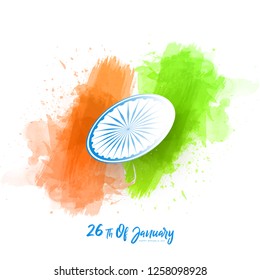 Innovative abstract, banner, poster or header for Republic Day of INDIA or 26th of January with nice and creative design illustration, Republic Day of INDIA.