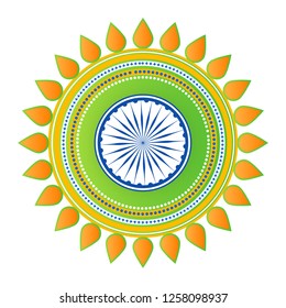 Innovative abstract, banner, poster or header for Republic Day of INDIA or 26th of January with nice and creative design illustration, Republic Day of INDIA.