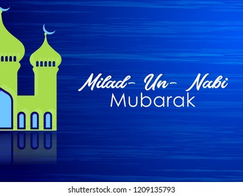 Innovative abstract, banner or poster for Milad Un Nabi Mubarak with nice and creative design illustration.