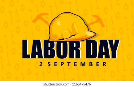 Innovative abstract illustration or poster, banner for Happy Labor Day, sale offer Design template. Innovative abstract illustration or poster, banner for Happy Labor Day, sale offer Design template.