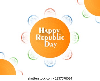 Innovative abstract or poster for 26th of January or Republic Day of INDIA with nice and creative design illustration in a background, Republic Day of INDIA