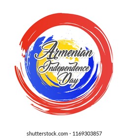 Innovative abstract or poster for Armenian Independence Day with nice and creative design illustration, 21st September.