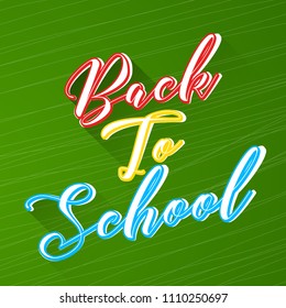Innovative abstract or poster for Back to School, Back to School Banner, with creative design illustration.