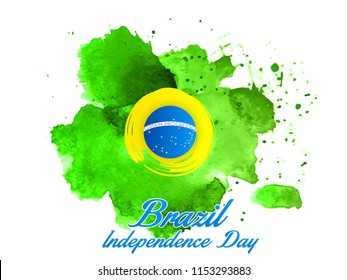 Innovative abstract or poster for Brazil Independence Day or 7th of September with nice and creative design illustration.