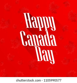 innovative abstract or poster for Canada Day, 1st of July, with nice and creative design illustration. 