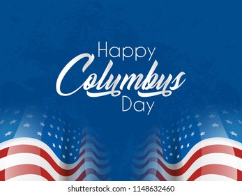 innovative abstract or poster for Columbus Day with nice and creative design illustration.