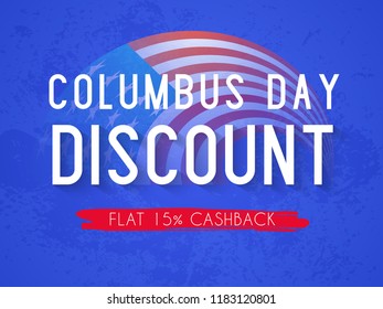 Innovative abstract or poster for Columbus Day with nice and creative design illustration.