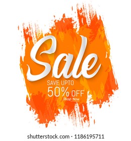 Innovative abstract or poster for Cyber Monday Sale with nice and creative design illustration, Sale Up to 50% Off.
