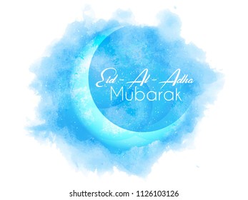 Innovative abstract or poster for Eid Al Adha, or Bakrid, with nice and creative design illustration in background.