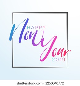 Innovative abstract or poster or greetings for Happy New Year with nice and creative design illustration in a textured background.