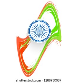 Innovative abstract or poster for Happy Republic Day or 26th of January with nice and creative design illustration.