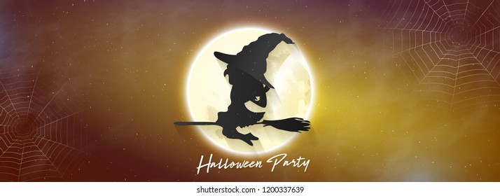 Innovative abstract or poster for Haunted Halloween Party with nice and creative design illustration.