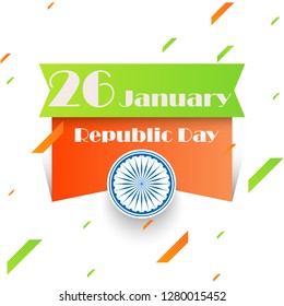 Innovative abstract or poster for Republic Day of INDIA or 26th of January with nice and creative design illustration.