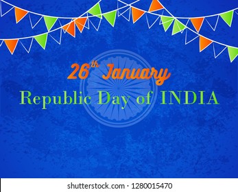 Innovative abstract or poster for Republic Day of INDIA or 26th of January with nice and creative design illustration.