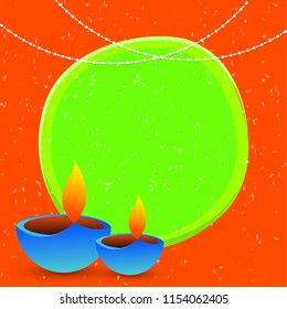 innovative abstract or poster for Shubh Diwali or Deepawali with nice and creative design illustration.