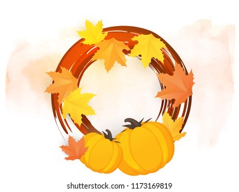 Innovative abstract or poster for Thanks Giving with nice and creative design illustration, Happy ThanksGiving Day.