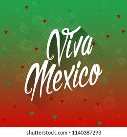 Innovative abstract or poster for Viva La Independencia, Viva Mexico, 16th of September, Independence Day of Mexico with nice and creative design illustration.