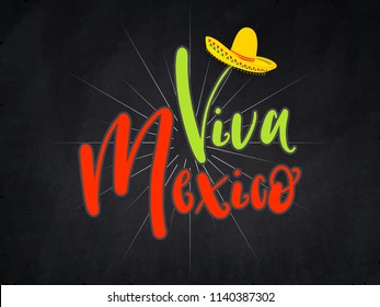 Innovative abstract or poster for Viva La Independencia, Viva Mexico, 16th of September, Independence Day of Mexico with nice and creative design illustration.