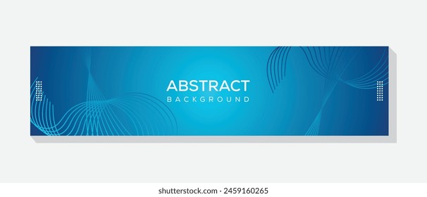 Innovative abstract technology design for the social media cover banner template