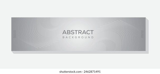 Innovative abstract technology social media banner template with vibrant, artistic background