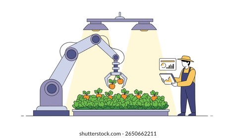 Innovative automated farming technology revolutionizing modern agricultural practices for enhanced yields and sustainability
