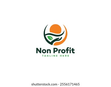Innovative Charity Logo Vector Design, Nonprofit Logo Collection for Community Care