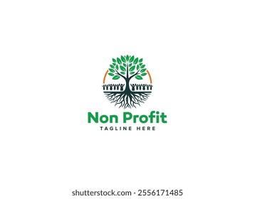 Innovative Charity Logo Vector Design, Nonprofit Logo Collection for Community Care