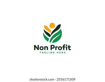 Innovative Charity Logo Vector Design, Nonprofit Logo Collection for Community Care