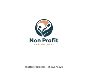 Innovative Charity Logo Vector Design, Nonprofit Logo Collection for Community Care
