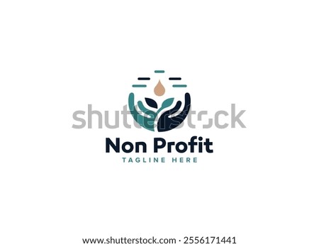 Innovative Charity Logo Vector Design, Nonprofit Logo Collection for Community Care