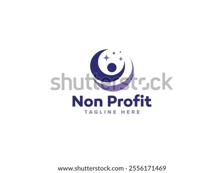 Innovative Charity Logo Vector Design, Nonprofit Logo Collection for Community Care