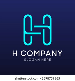 An Innovative and Clean H Letter Design combines modern aesthetics with simplicity, featuring sleek lines, geometric balance, and subtle futuristic elements. 
