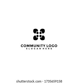 Logo innovador de la comunidad. Elementos de logotipo para empresas