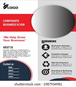 An Innovative Complete Business Solution Corporate Flyer To Grow Faster