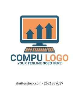 Innovative Computer Logo for IT Companies