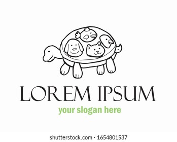innovative and creative, animal logo. can use animal clinics, petshop and veterinarian.