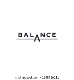 Innovative Creative Balance Logo Idea